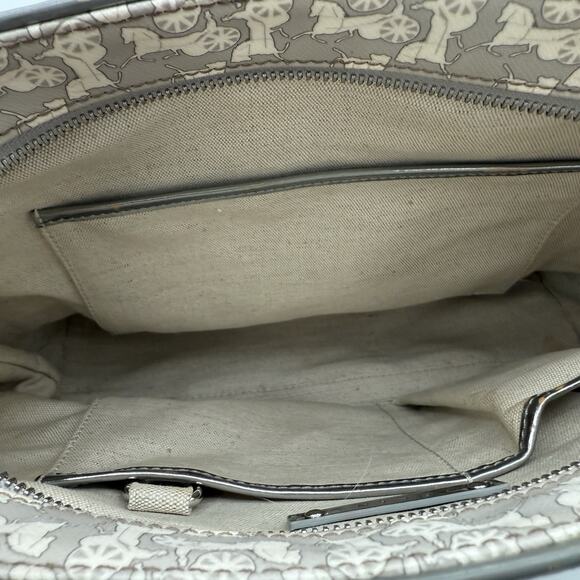 CELINE Handbag PVC Leather Gray Silver Auth bs17463 - Picture 6 of 11